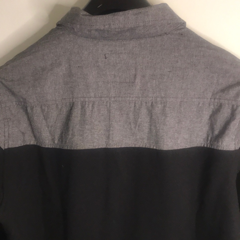 Sever Black Chambray Pullover Button Down - image 6